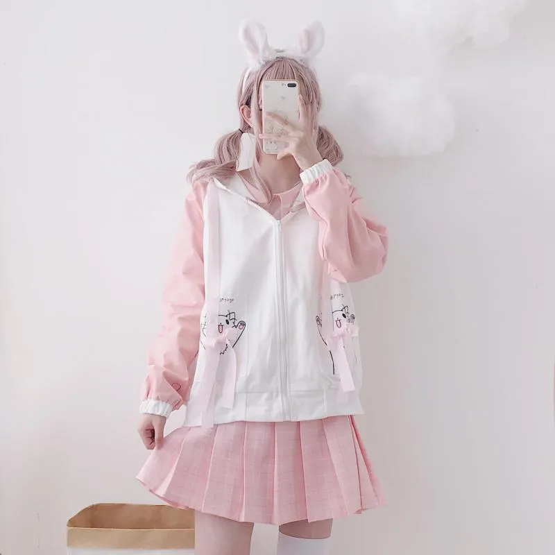 Happy Neko Bow Ribbon Thin Jacket SD00388