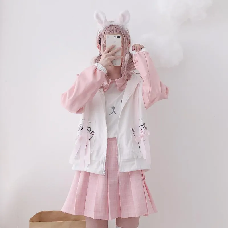 Happy Neko Bow Ribbon Thin Jacket SD00388