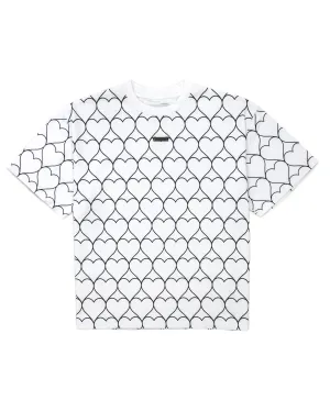 Heart Tee - White