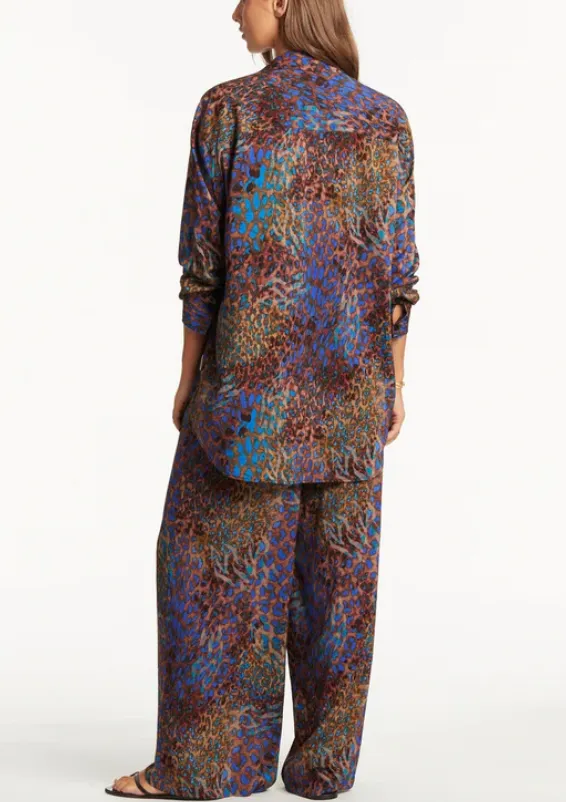 Hunter Coverup Shirt Blue