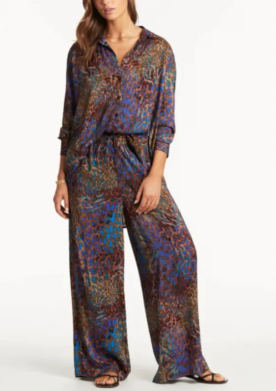 Hunter Coverup Shirt Blue