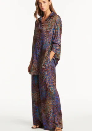 Hunter Coverup Shirt Blue