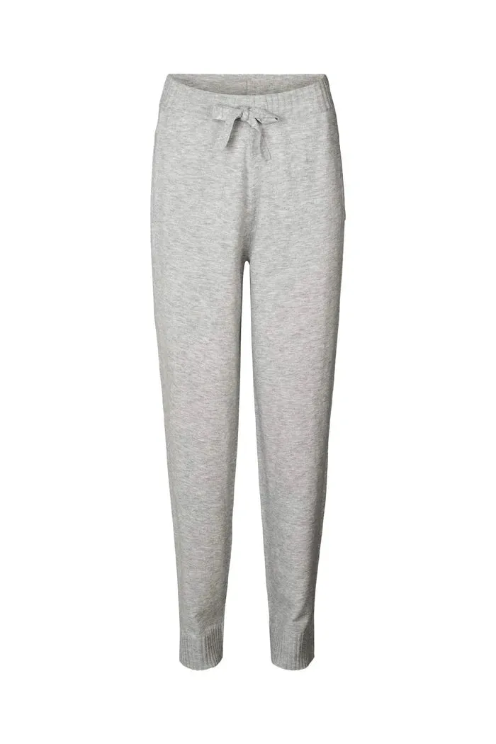 Jorun Knit lounge pants - Grey melange