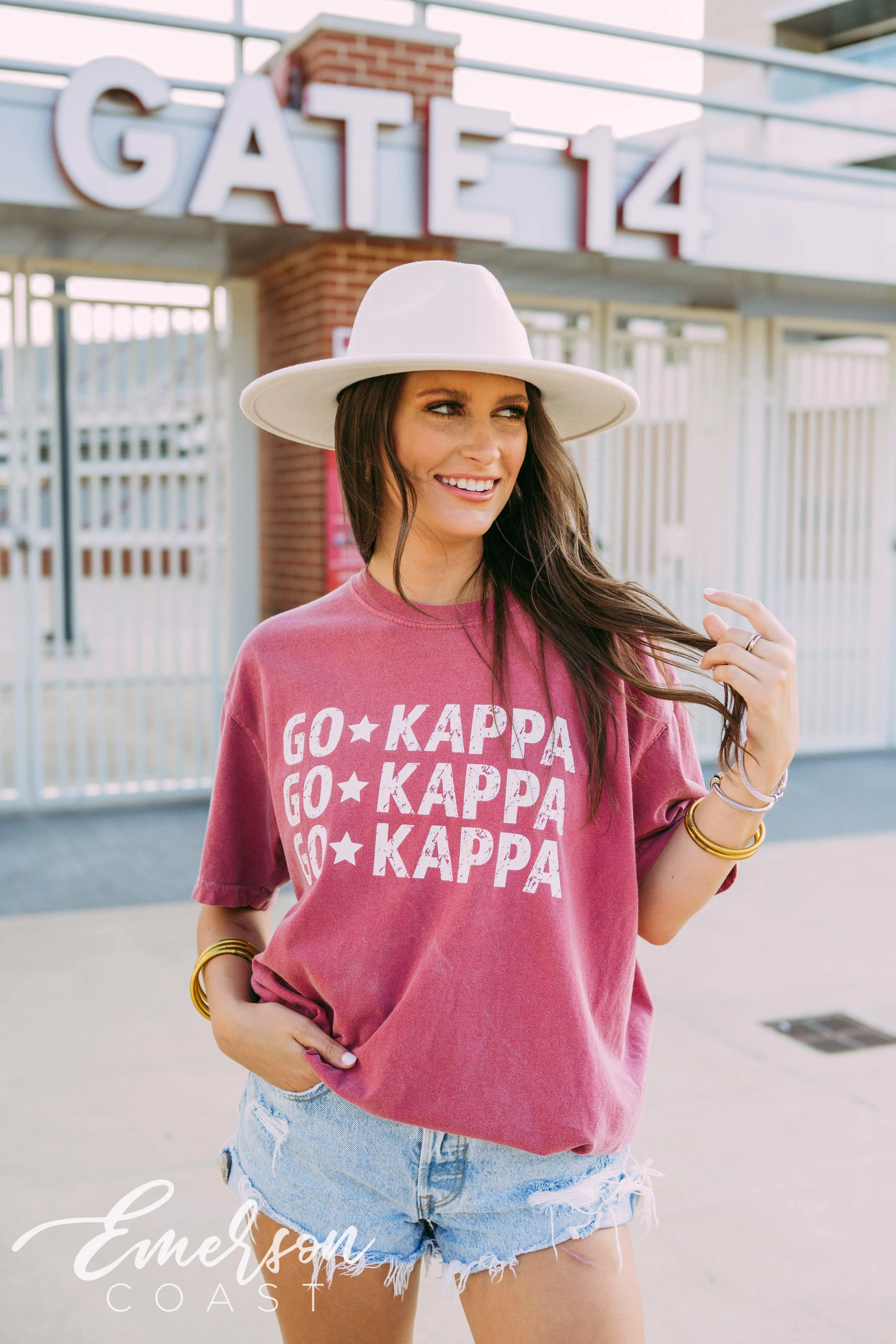 Kappa Kappa Gamma PR Go Kappa Brick Tee