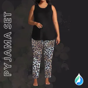 Ladies Pyjama Set - Vest and Long Pants