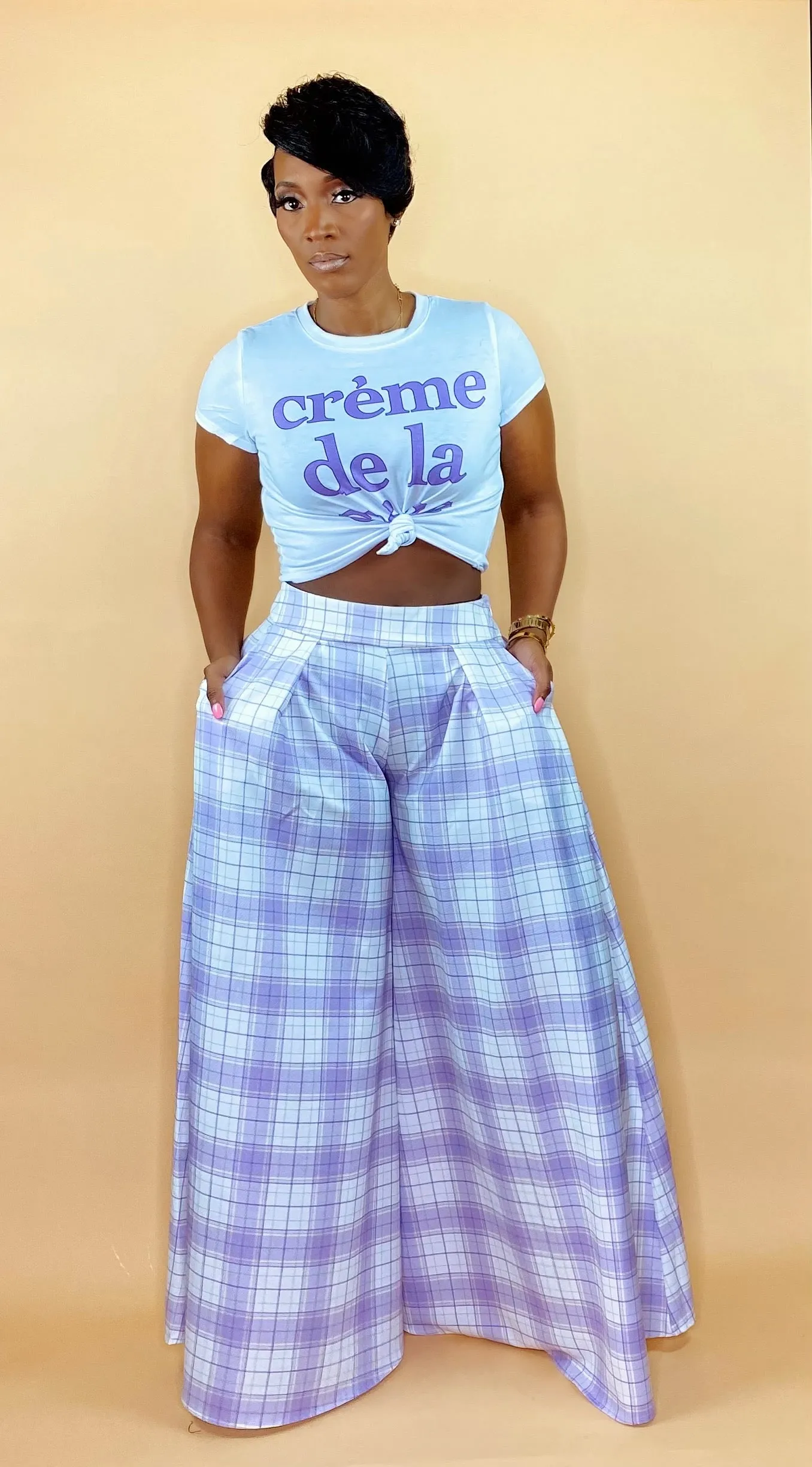 LAVENDER PALAZZO PANTS
