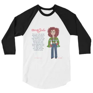 Lazuli 3/4 sleeve raglan shirt