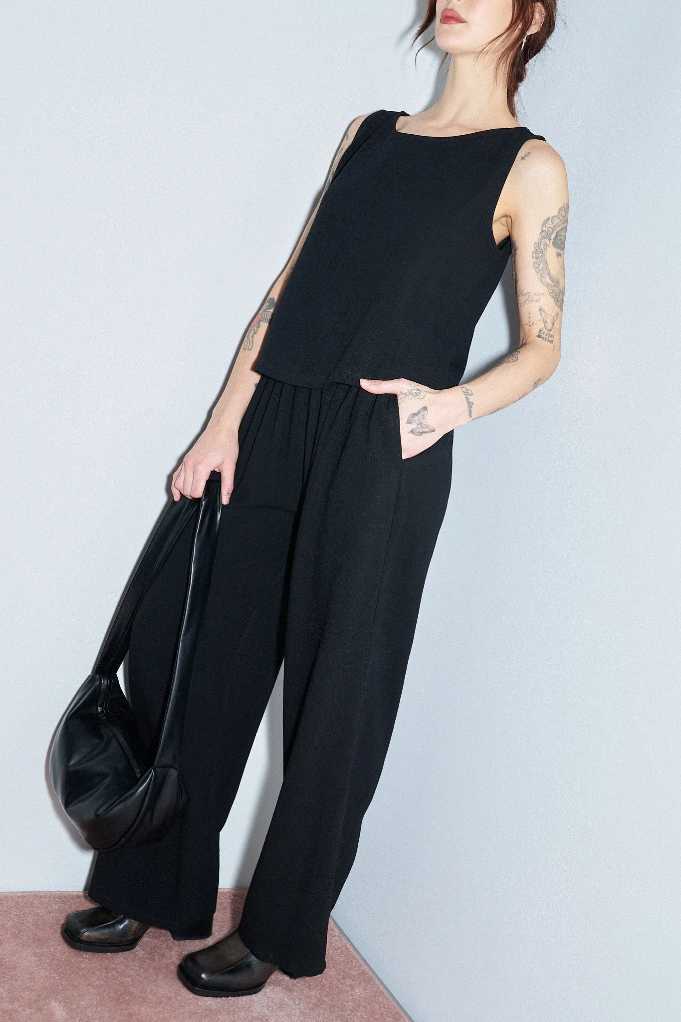 Lazy Pants Soft Linen Black