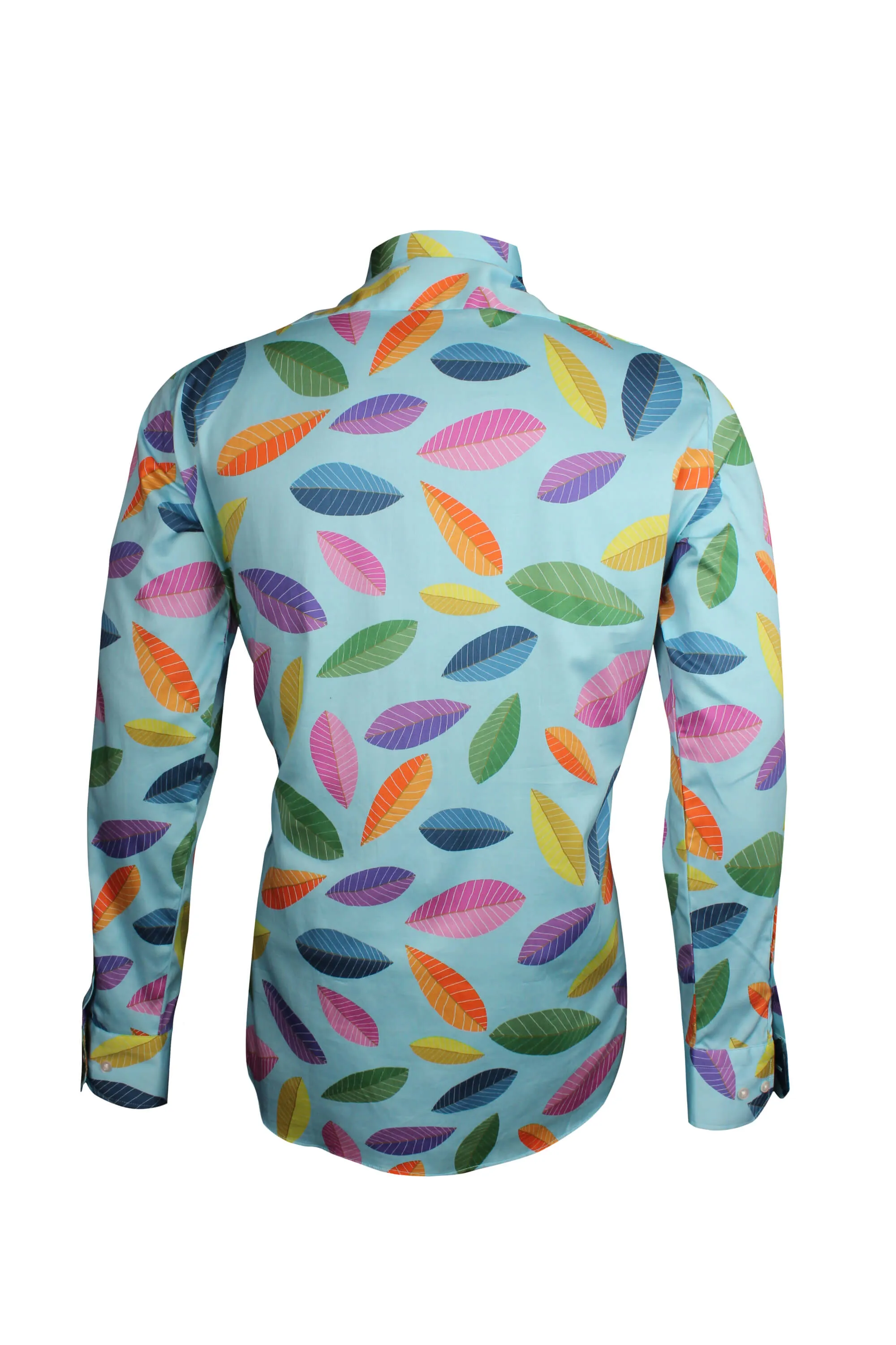 Leaves Blue Shirt