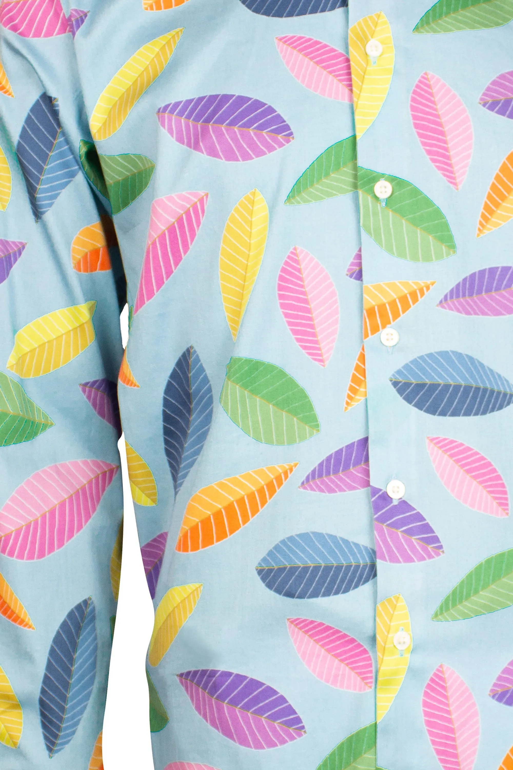 Leaves Blue Shirt