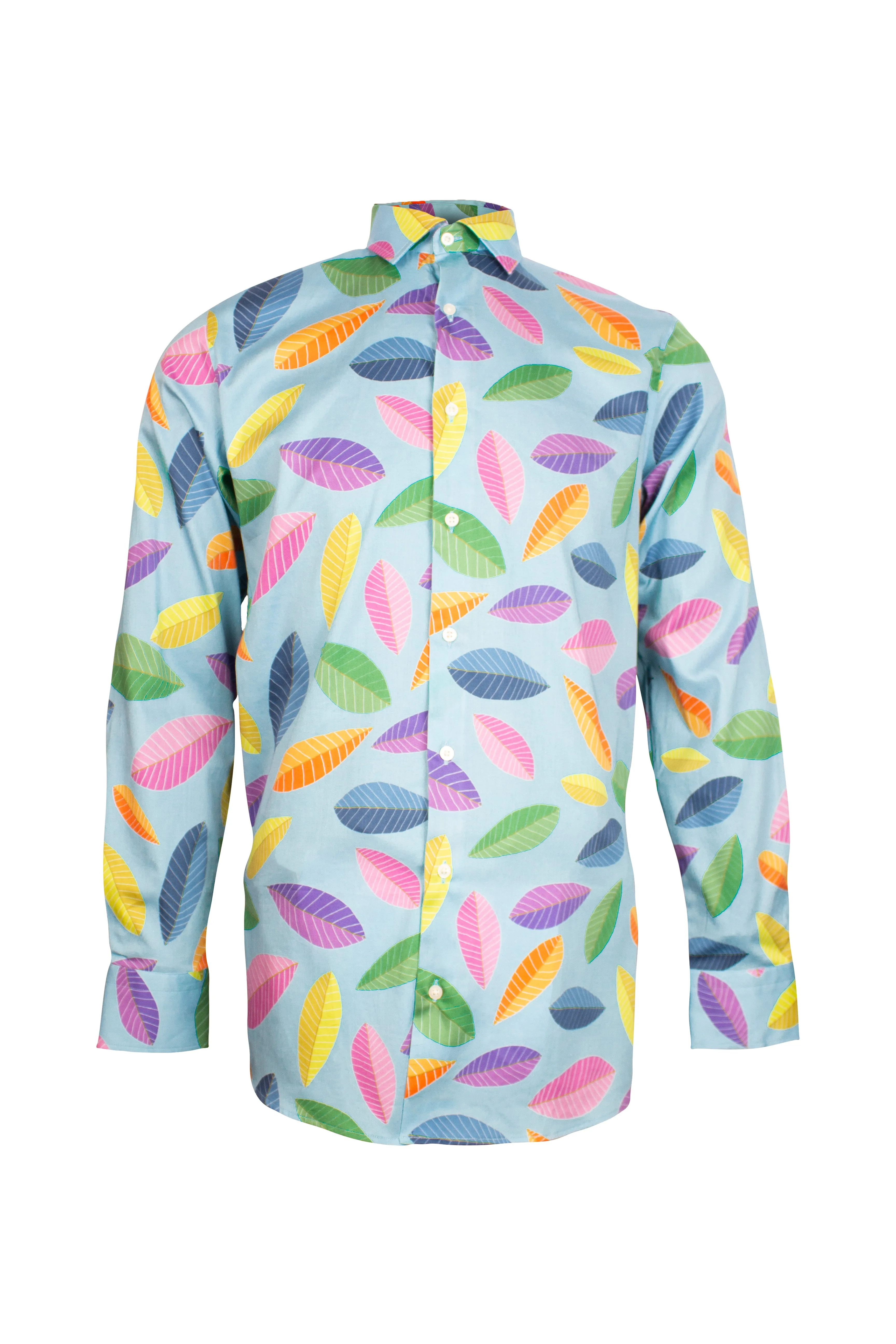 Leaves Blue Shirt