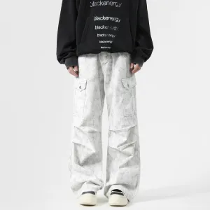 Loose Straight-Leg Cargo Pants