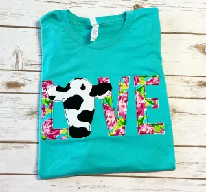 Love Cow-Flower Power WHOLESALE