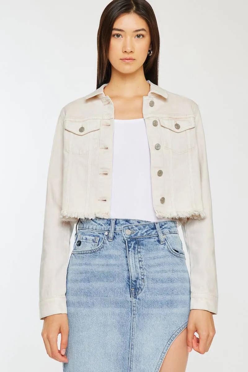 Madison Cropped Denim Jacket