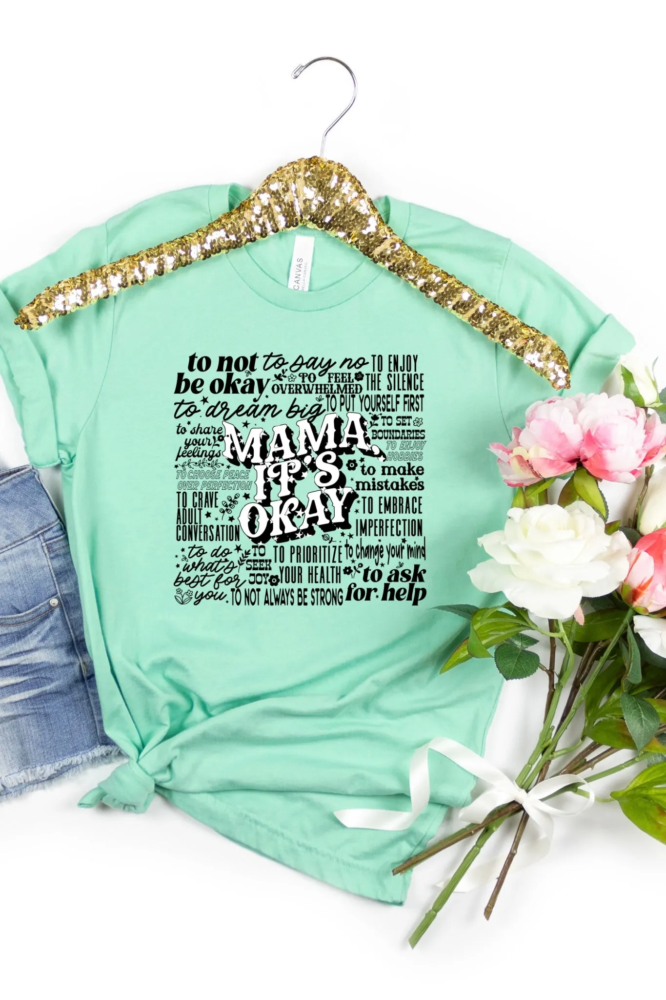 Mama It’s Okay Tee (Multiple Colors)