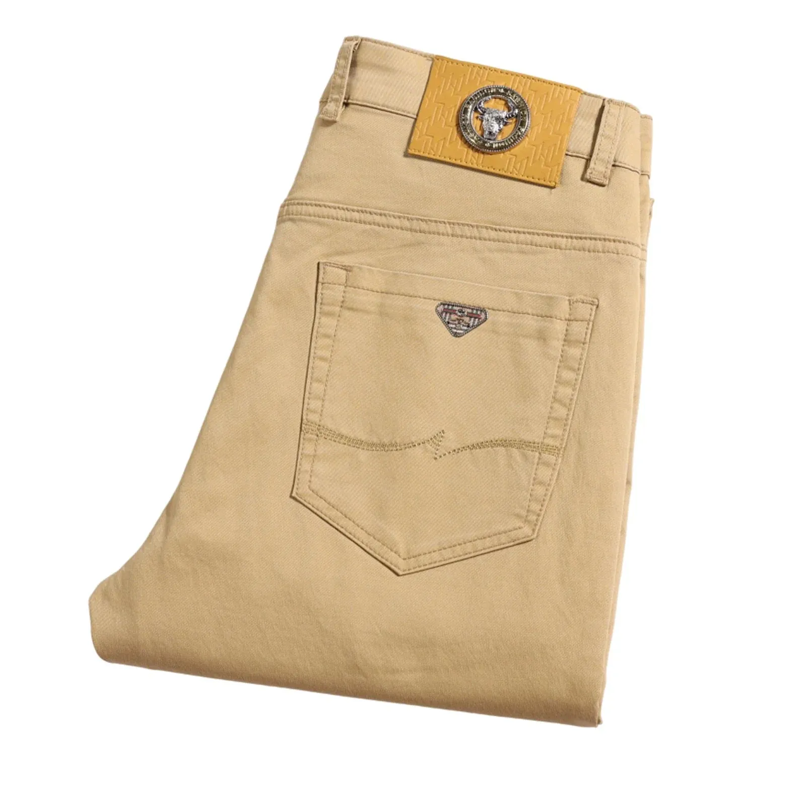 Man Pants Summer Business Casual Pants Classic Solid Color Loose Straight Trousers Brand Men's Clothing New In Baggy Pants