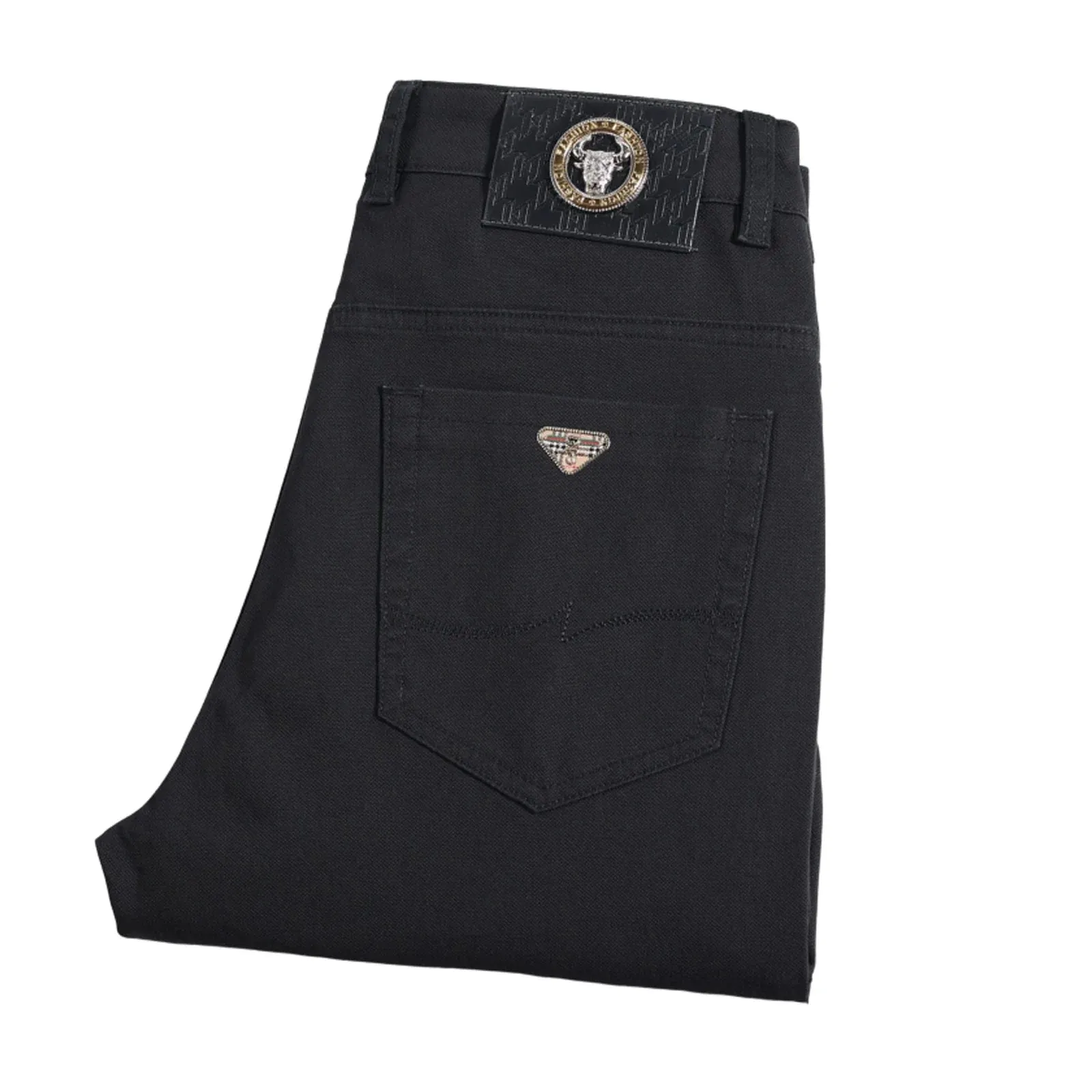 Man Pants Summer Business Casual Pants Classic Solid Color Loose Straight Trousers Brand Men's Clothing New In Baggy Pants