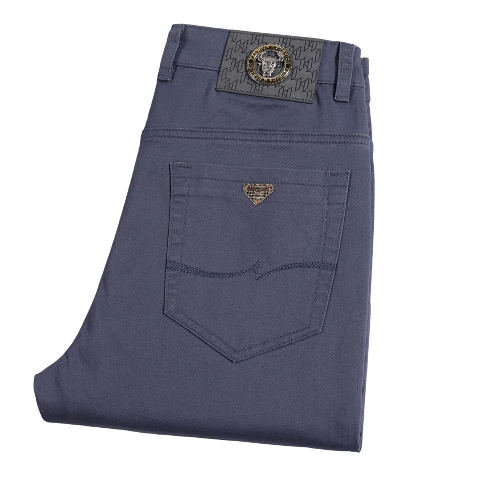 Man Pants Summer Business Casual Pants Classic Solid Color Loose Straight Trousers Brand Men's Clothing New In Baggy Pants