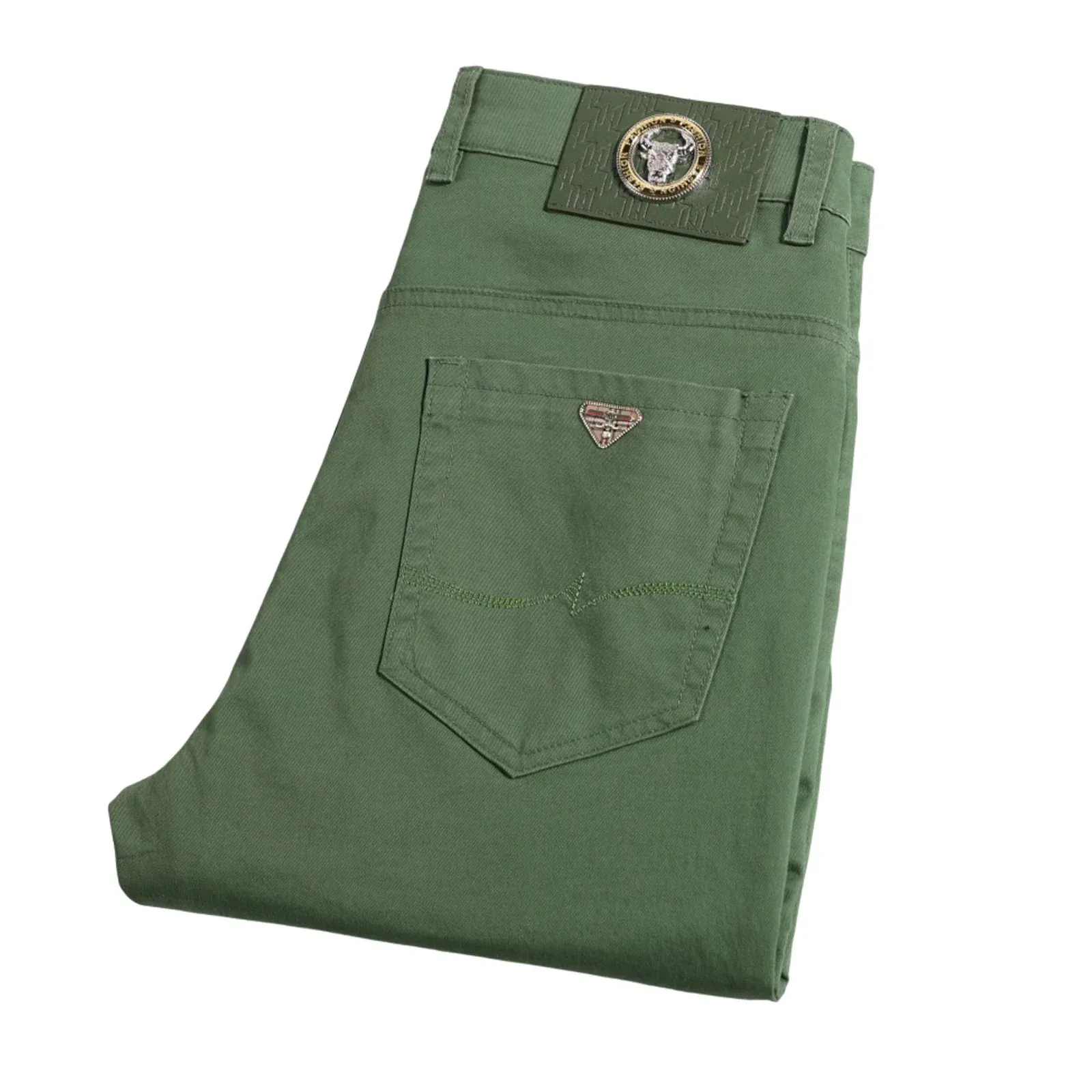Man Pants Summer Business Casual Pants Classic Solid Color Loose Straight Trousers Brand Men's Clothing New In Baggy Pants