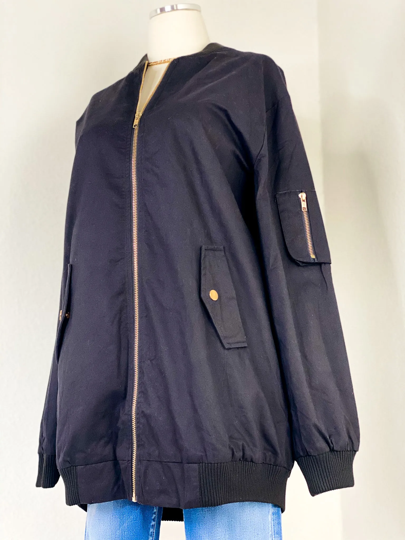 Maverick Oversized Bomber Jacket