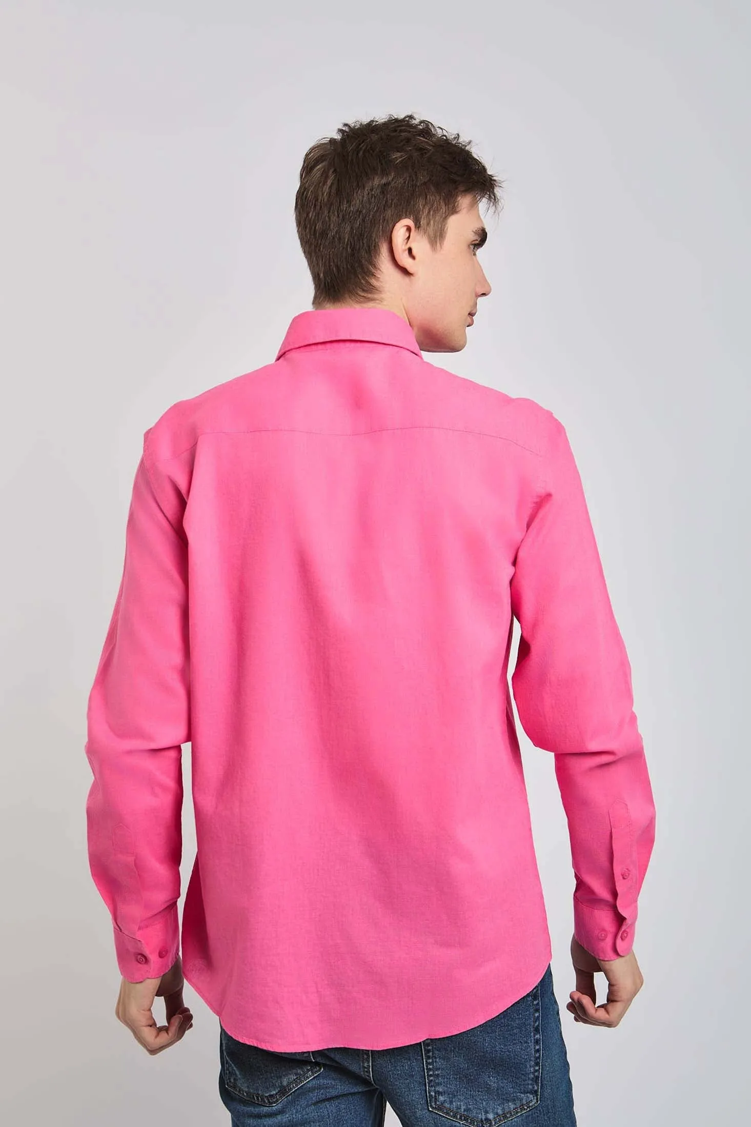 Men Shirt Casual Regular Fit Fusion