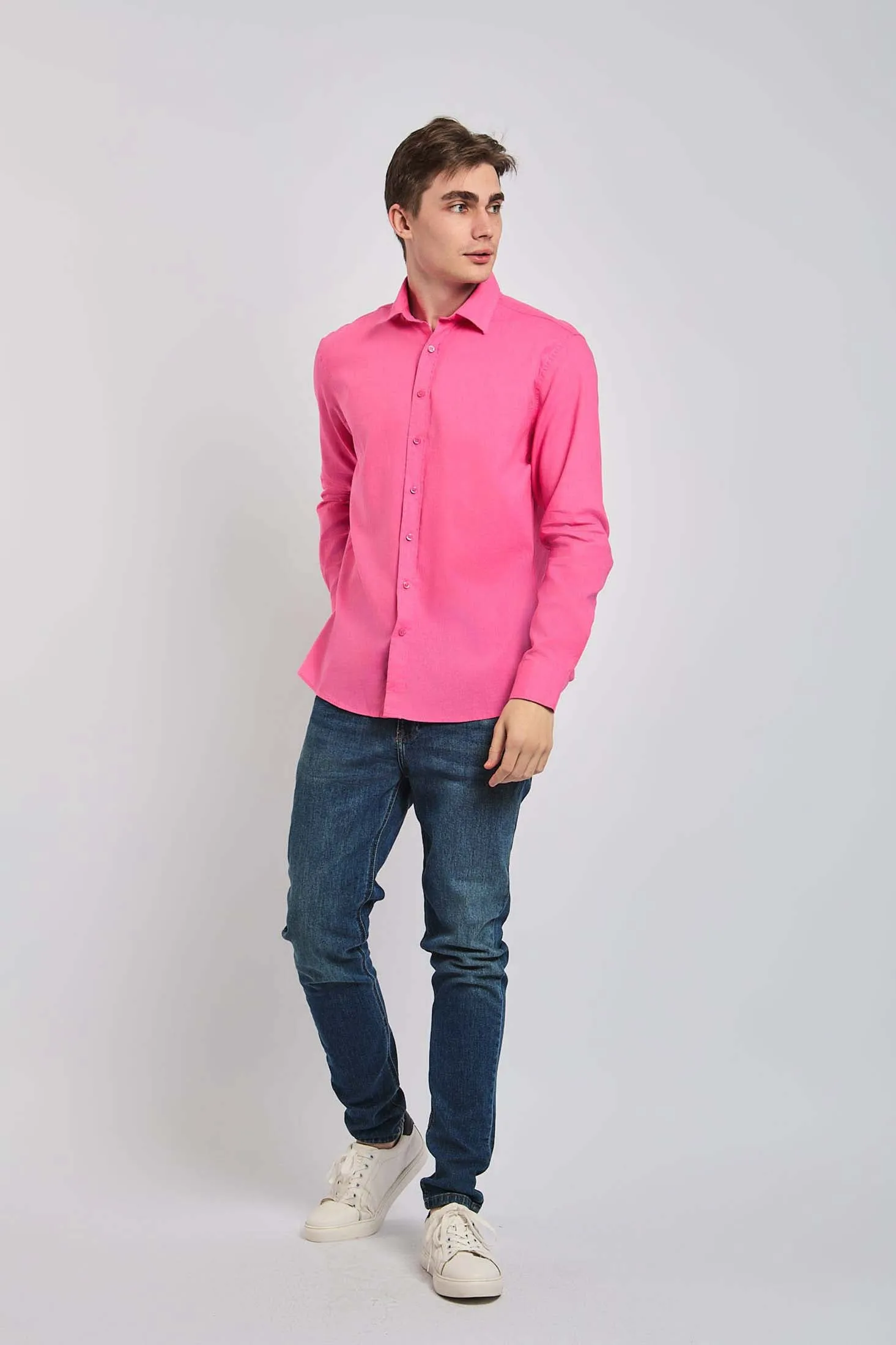 Men Shirt Casual Regular Fit Fusion