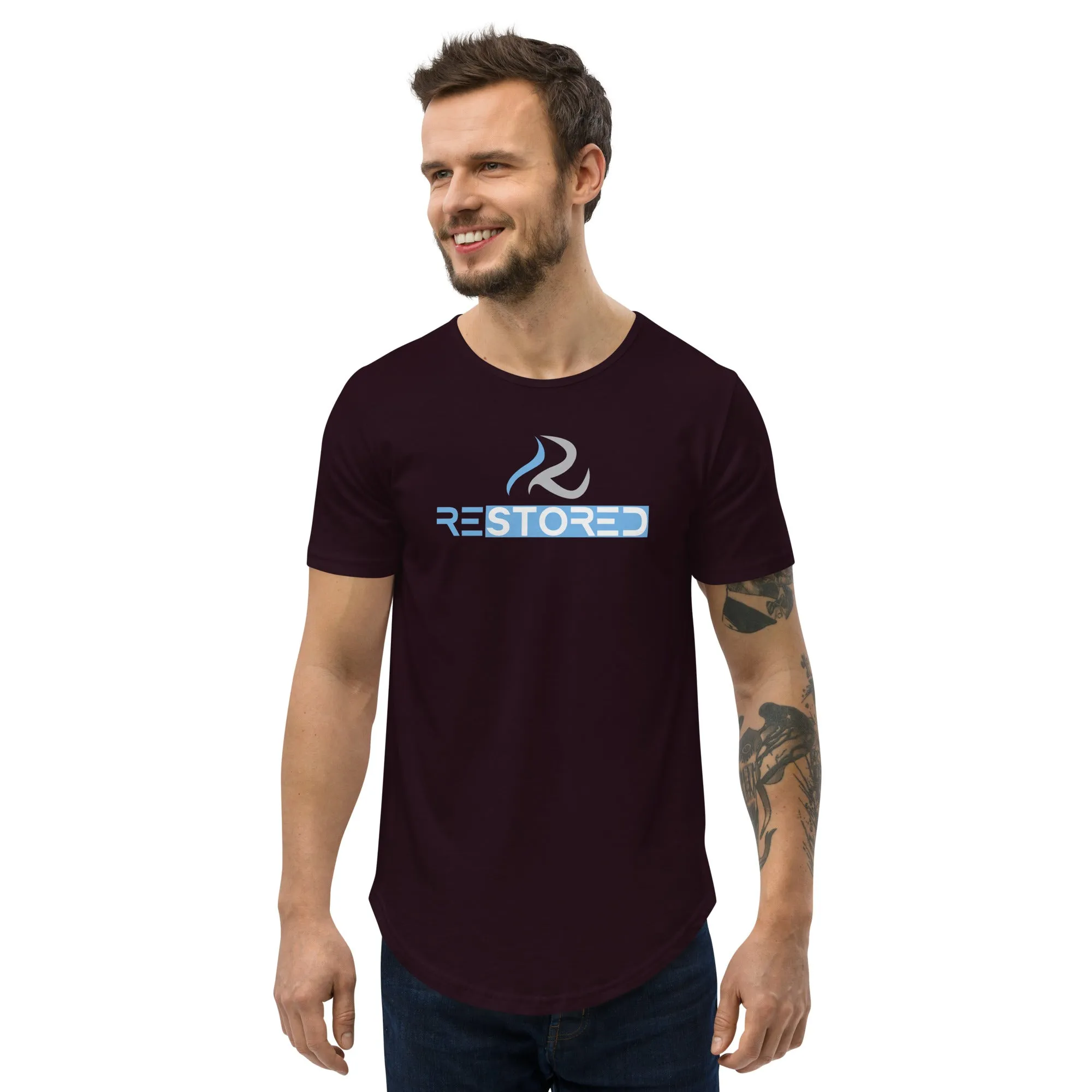 Men's Curved Hem T-Shirt