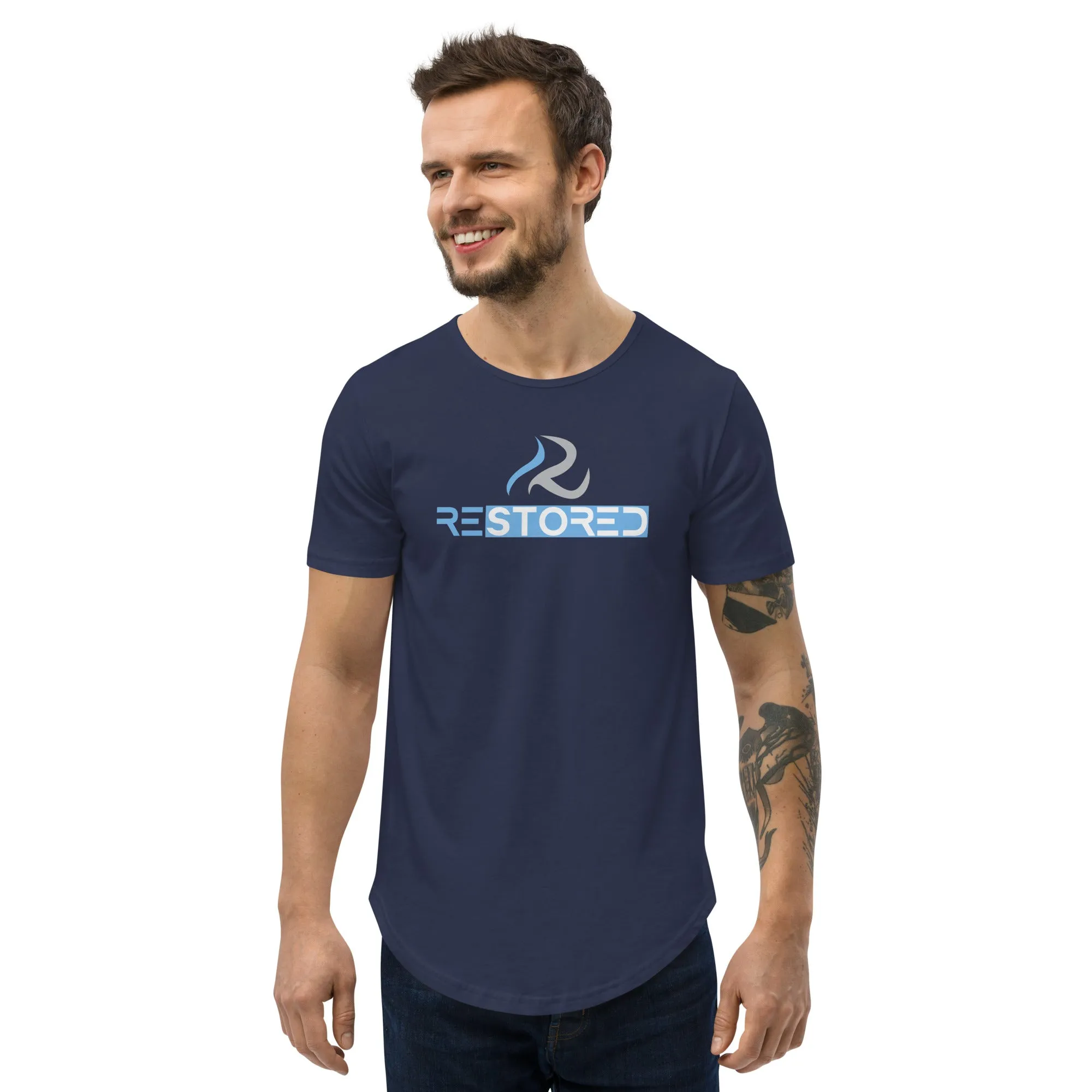 Men's Curved Hem T-Shirt