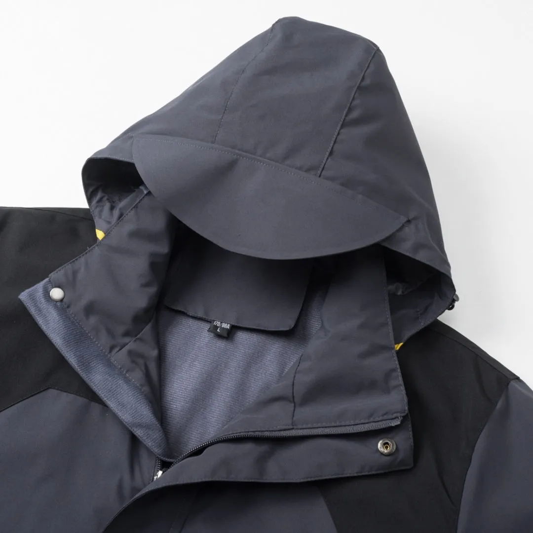 Men's Jacket Thin Outdoor Windproof Hooded Coat