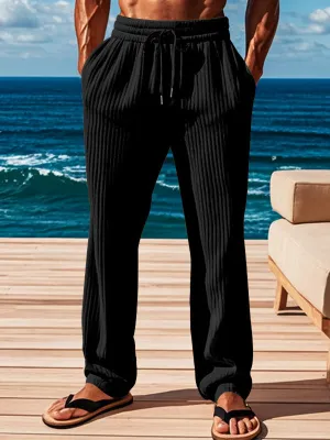 Men's Loose Draped Vintage Straight Pants