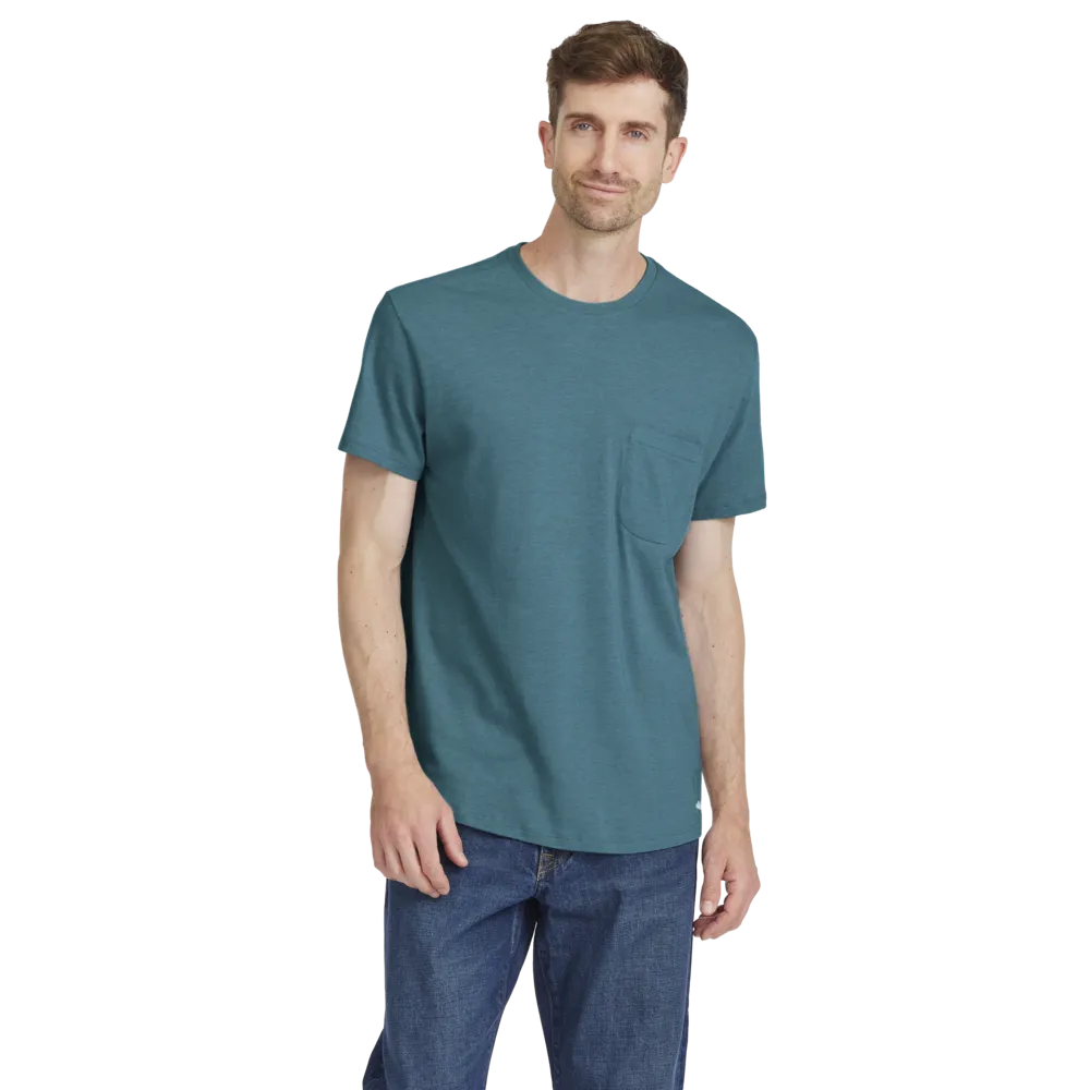 Men's Soft Merino Tee - Chasm Teal