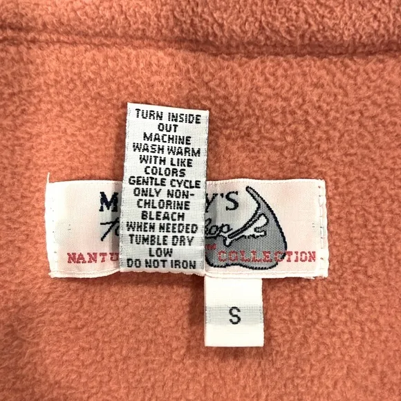 Murray’s Toggery Shop Nantucket Red’s Collection Fleece Vest Size Small
