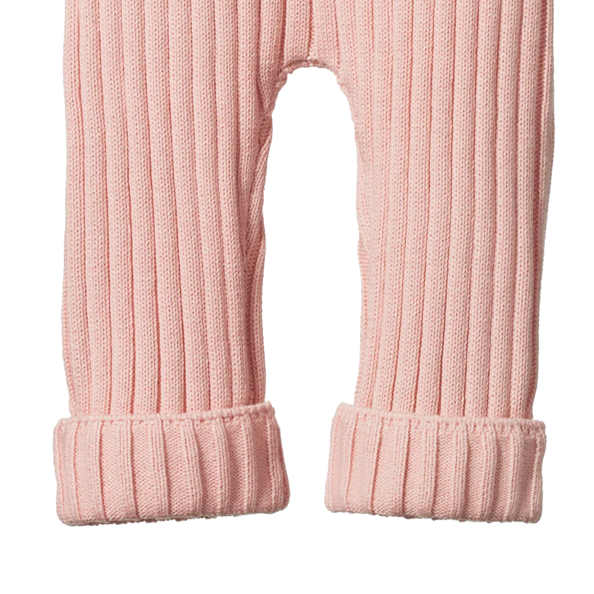 NATURE BABY LOU PANTS COTTON KNIT ROSE BUD