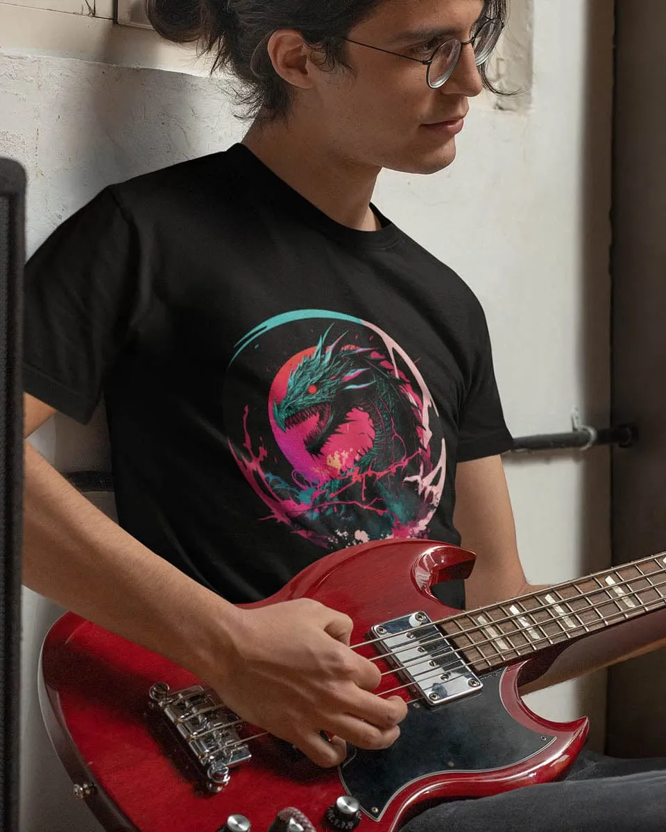 Neon Abyssal Dragon T-Shirt