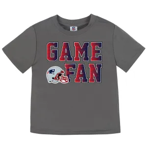 New England Patriots Boys Short Sleeve Tee Shirt