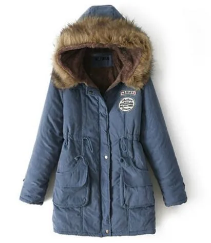 New Long Parkas Female Womens Winter Jacket