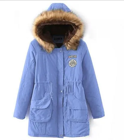 New Long Parkas Female Womens Winter Jacket