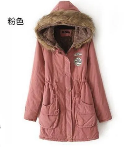 New Long Parkas Female Womens Winter Jacket