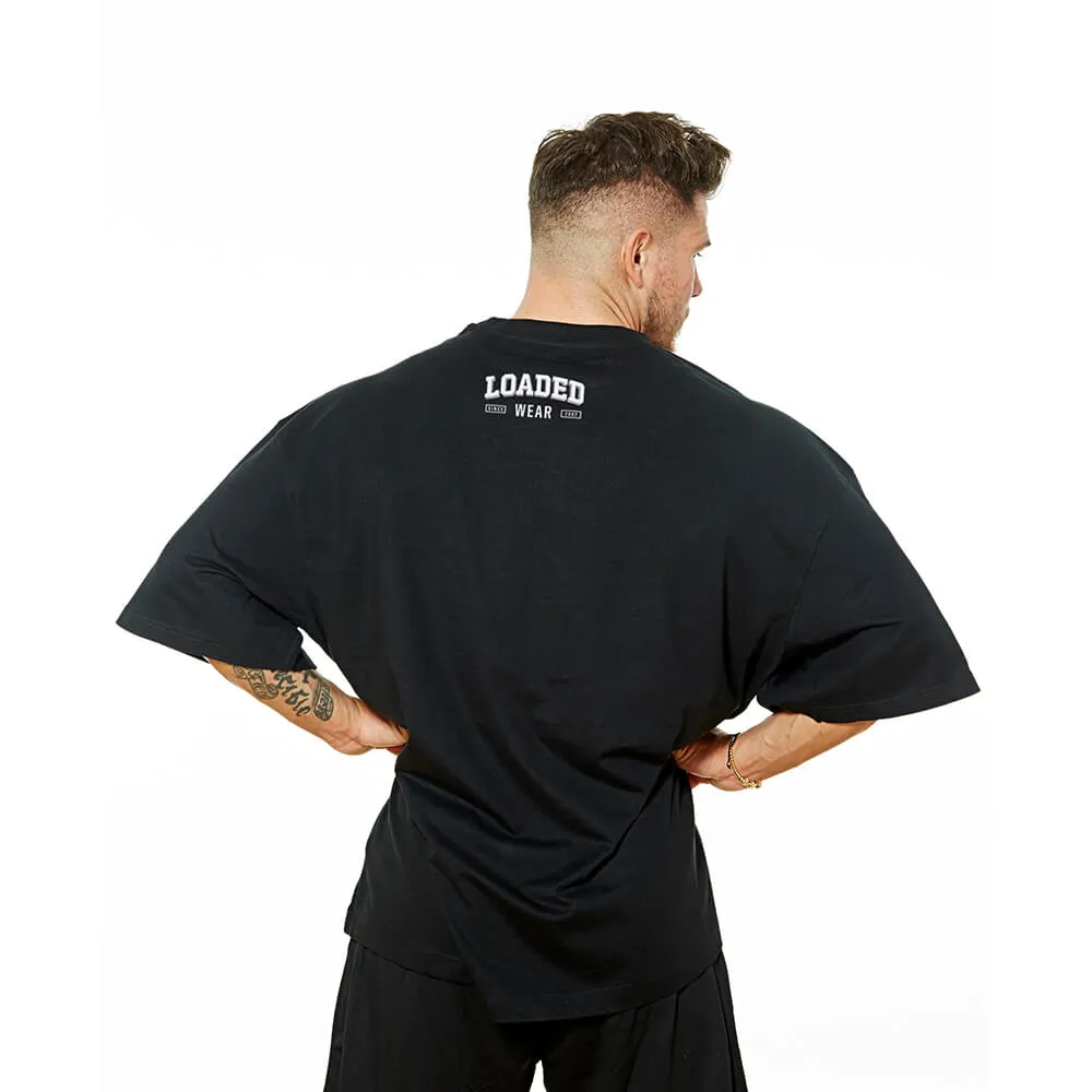 No Pain No Gain Oversize Tee - Black