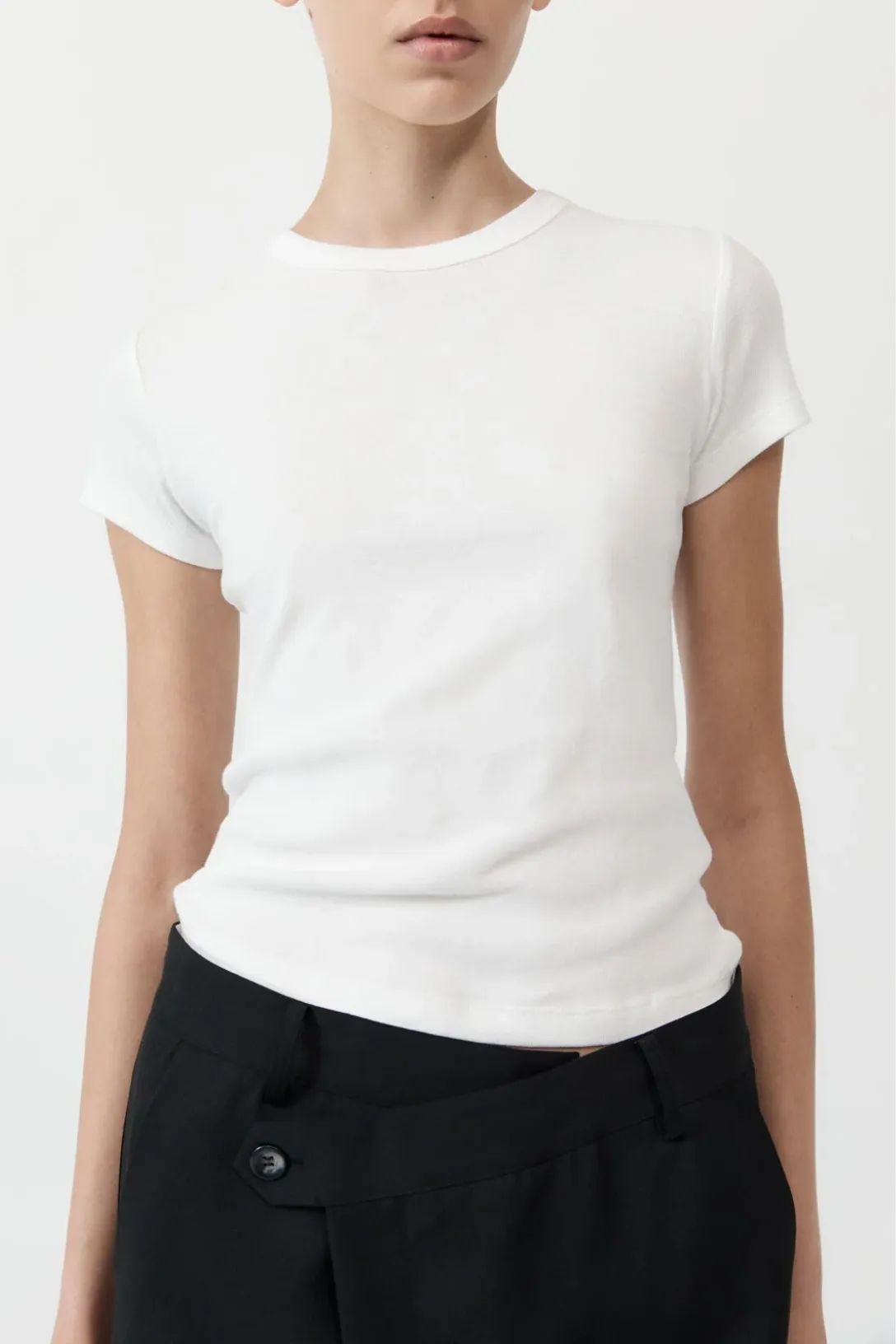 Organic Cotton Baby Tee | White