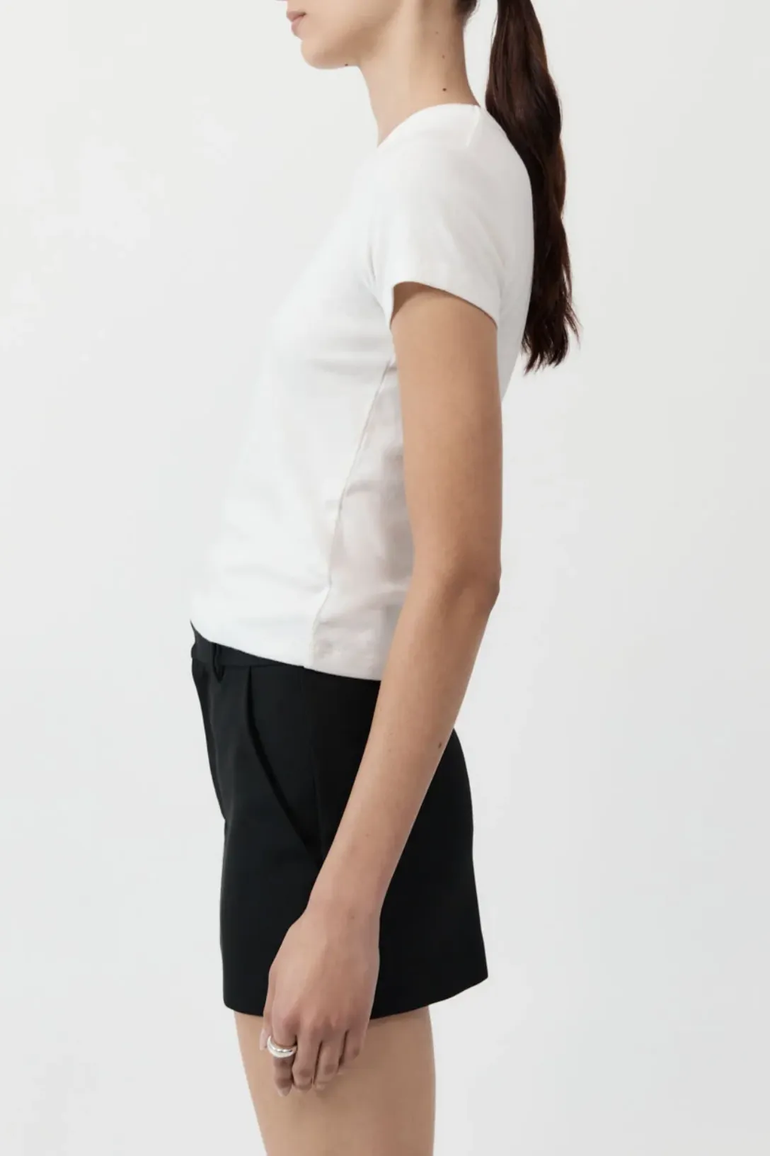 Organic Cotton Baby Tee | White