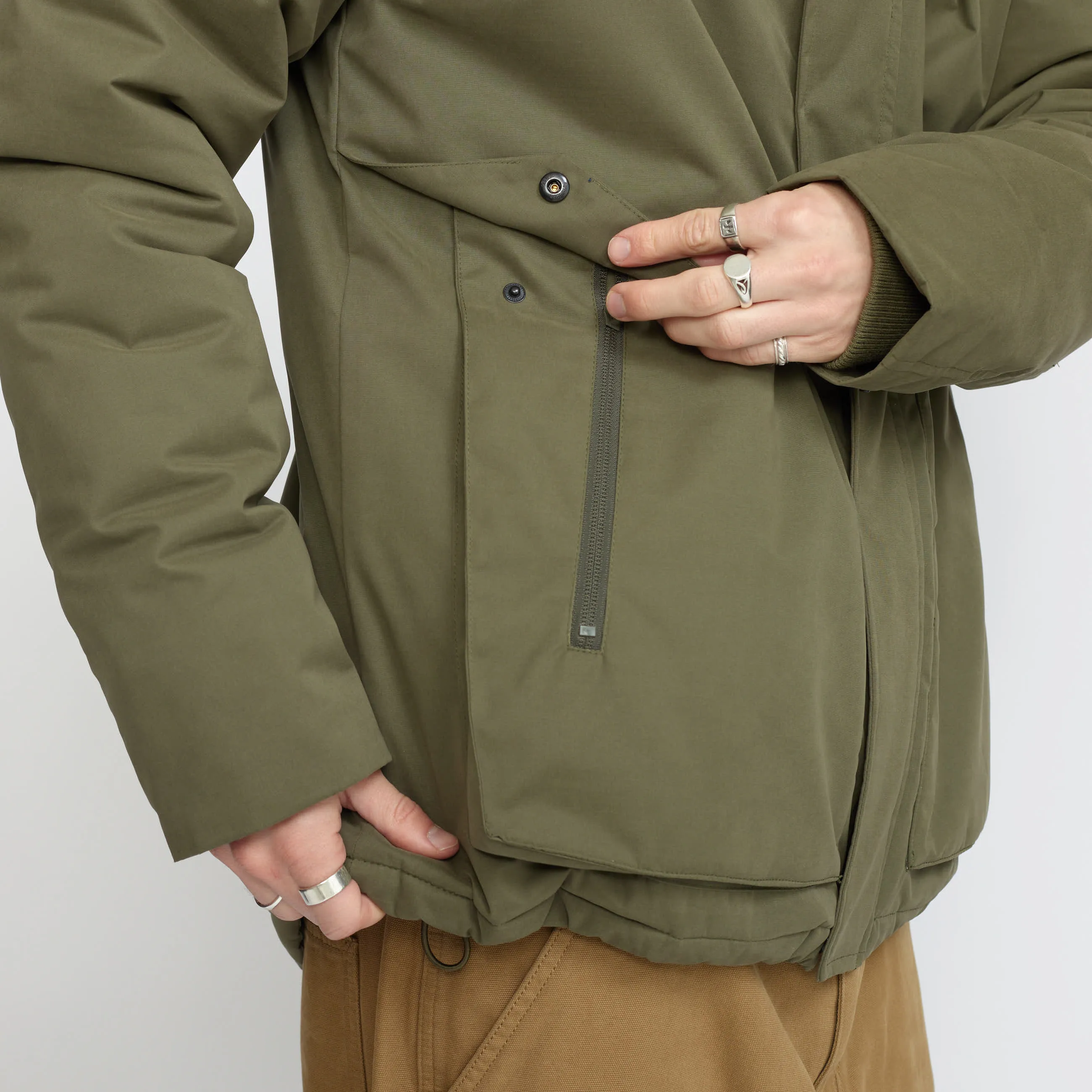 Padded Hiker Jacket / 7849 - Army