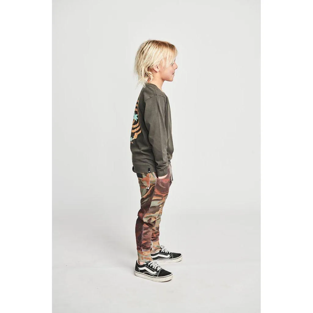 Palmython Ls Tee - Soft Black