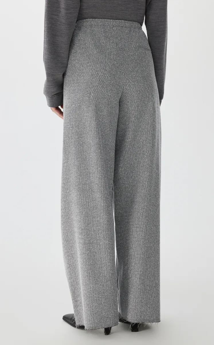 Pants / JNBY Frayed Hem Wide Leg Hybrid Trousers