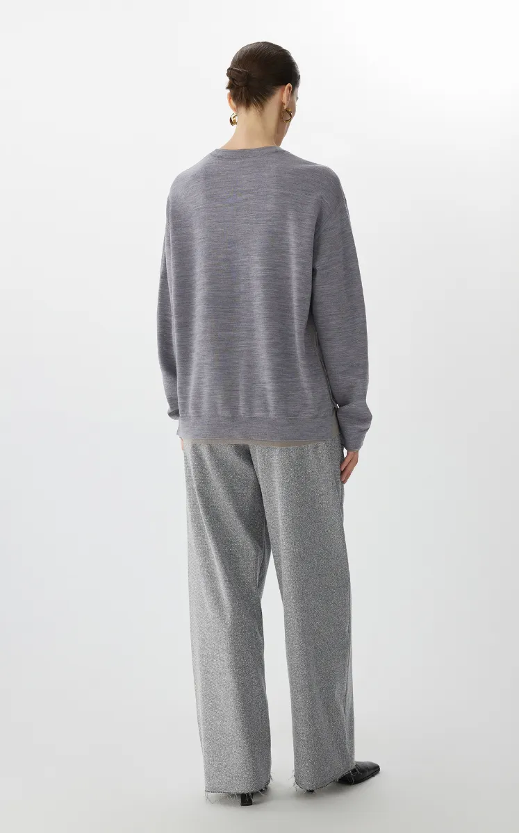 Pants / JNBY Frayed Hem Wide Leg Hybrid Trousers