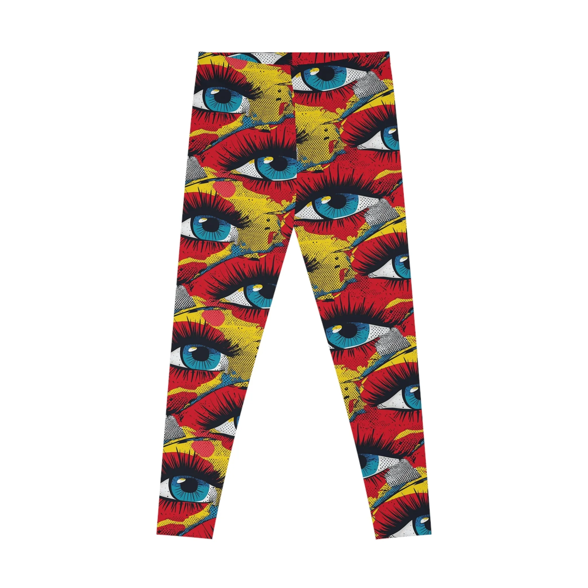 Pop Pixel Party Stretchy Leggings for Active Lifestyle & Everyday Comfort