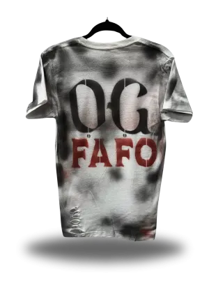 PUNK OG FAFO RASH WHITE TEE