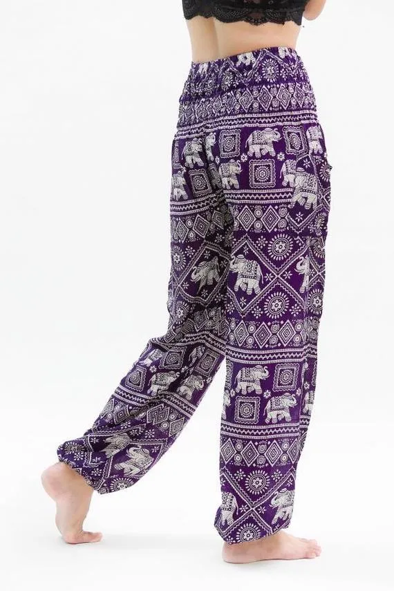 Purple Elephant Pants