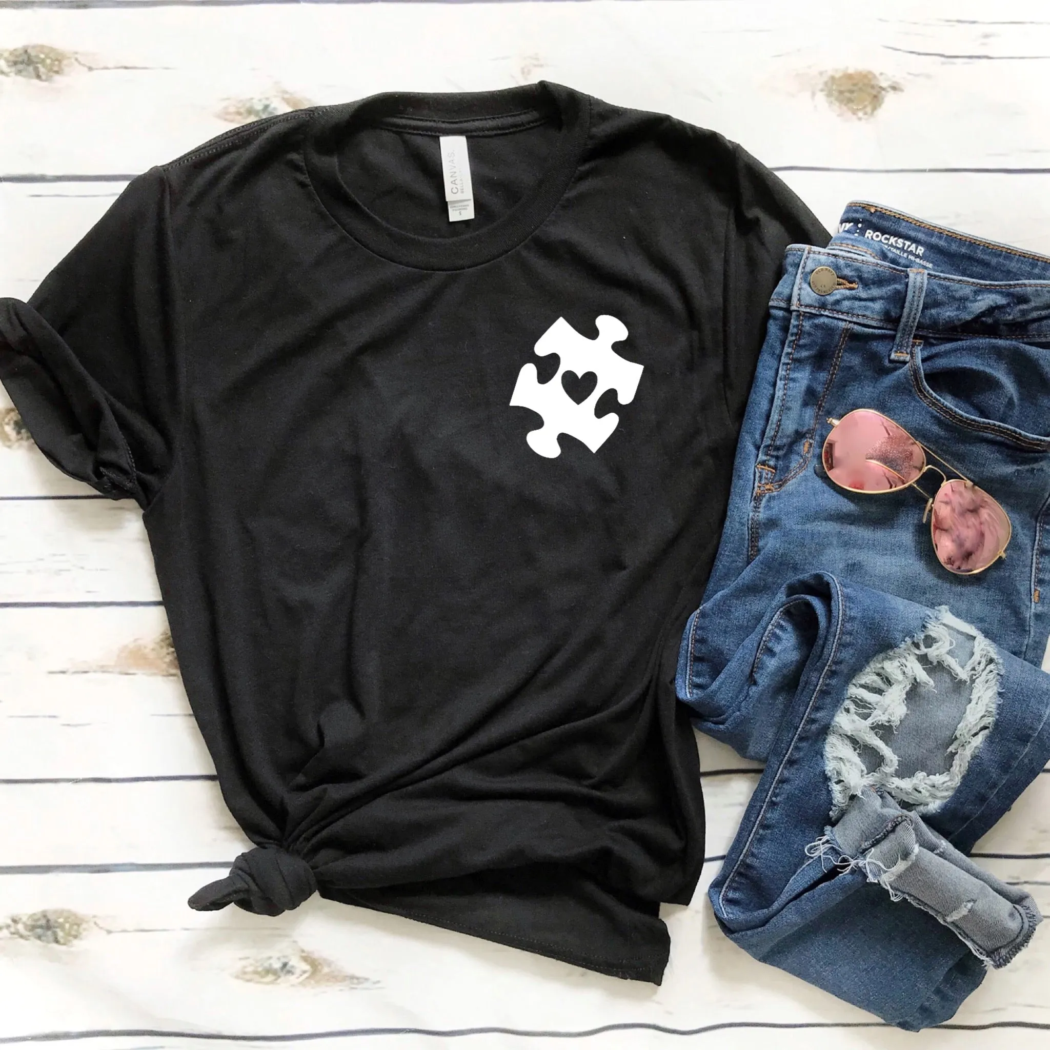 Puzzle piece shirt