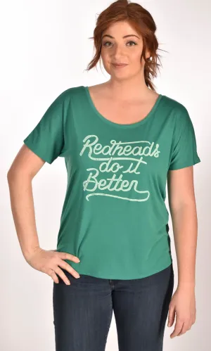 Redheads Do It Better Flowy Simple Tee
